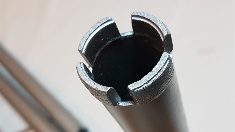 Diamond core bit mounting threads – 1 1/4 inch UNC, 1/2 inch BSP and M16